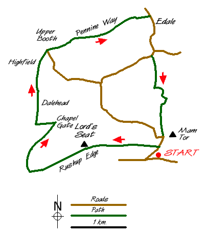 Walk 2522 Route Map