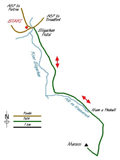 Route Map - Marsco Walk