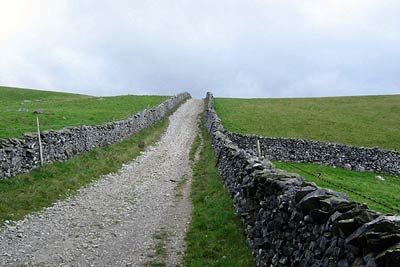 Long Lane leads to limestone pavements around Sulber