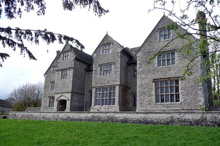 The south facing front of Wilderhope Manor
