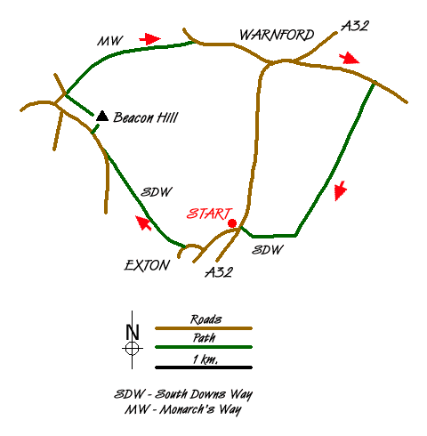 Walk 2662 Route Map