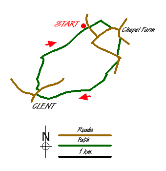 Route Map - Walton & Clent Hills from Nimmings Wood Walk