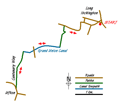 Walk 2813 Route Map
