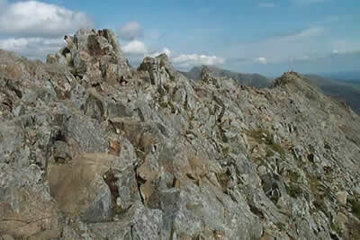This picture gives some idea of the terrain on Crib Goch