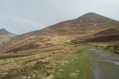 Photo from the walk - The Rivals (Yr Eifl) from Llithfaen