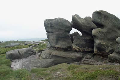 Bleaklow Stones - sculptured rocks galore