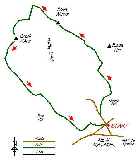 Walk 3023 Route Map