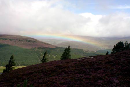 View north from Creag Choinnich