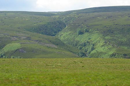 View to Far Black Clough from Trans Pennine Trail
