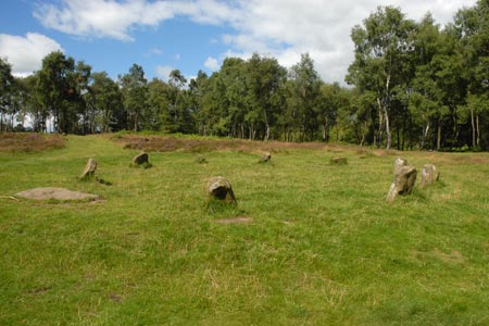 Nine Ladies stone circle, Stanton Moor