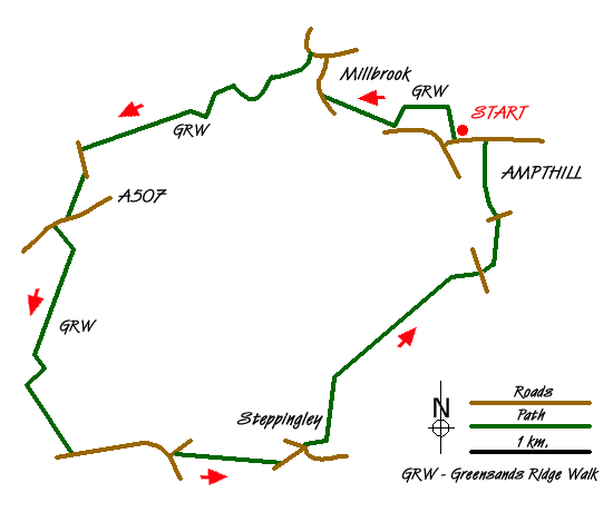 Walk 3115 Route Map