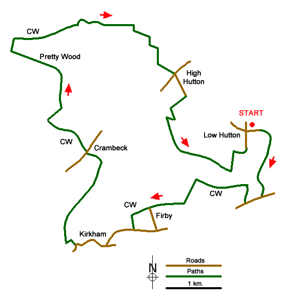 Walk 3126 Route Map