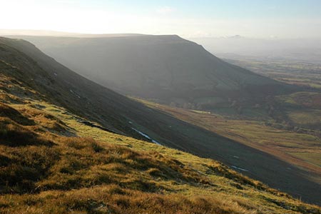 Twmpa viewed from Hay Bluff, Brecon Beacons