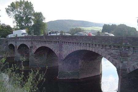 Bridge over the River Wye in Monmouth
