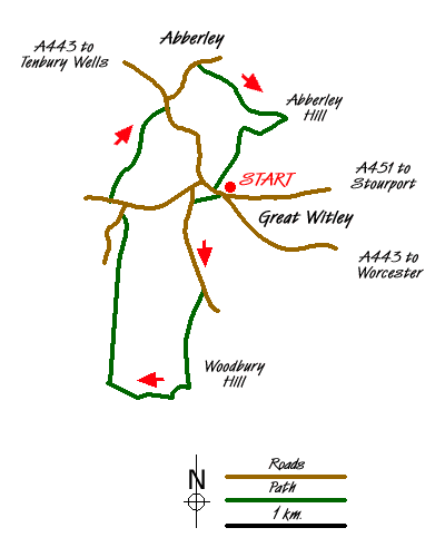 Walk 3240 Route Map