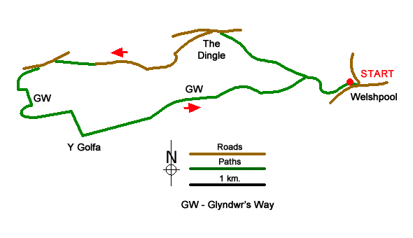 Walk 3266 Route Map