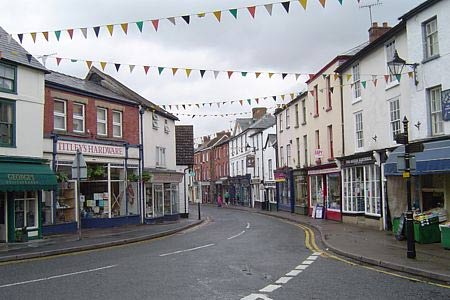 The pleasant market town of Kington