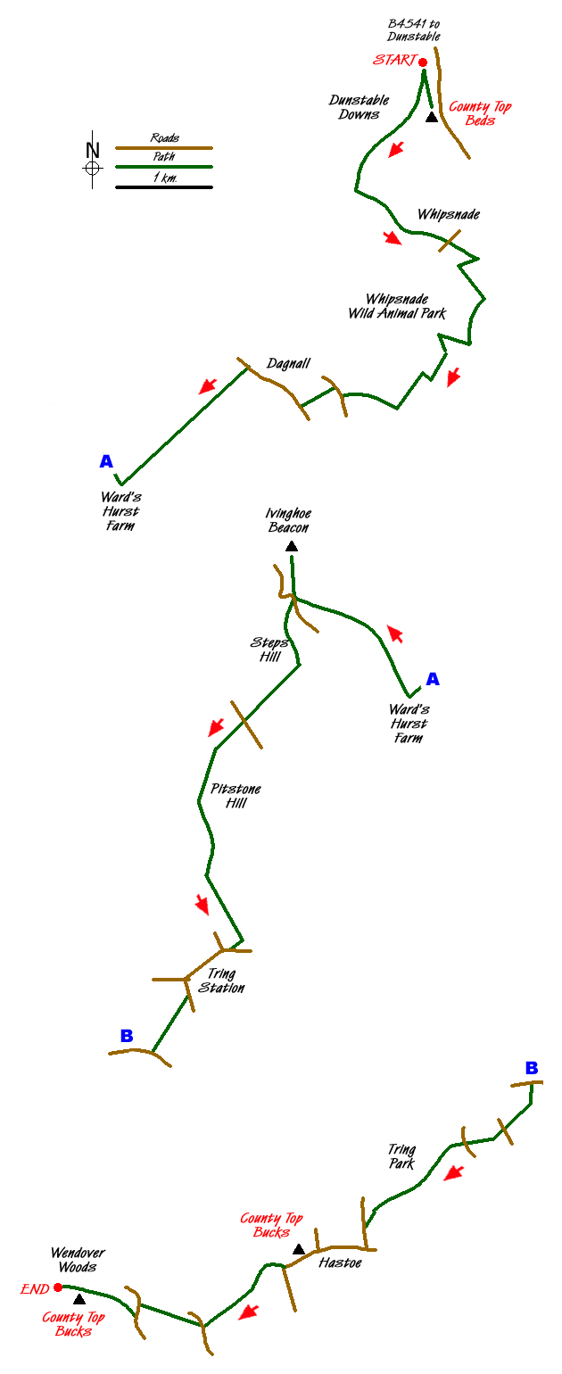 Walk 3409 Route Map
