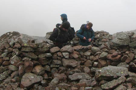 Lunch anyone - the shelter in the Lairig Ghru