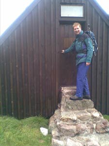 The new loo at the Corrour Bothy