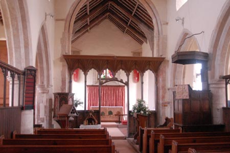 Interior of St Margaret's, Burnham Norton
