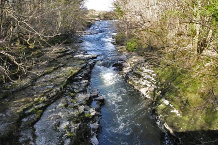 The River Kent from Hawes Bridge
