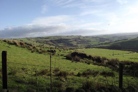 View east from Lower Green Edge Farm, Luddenden Dean