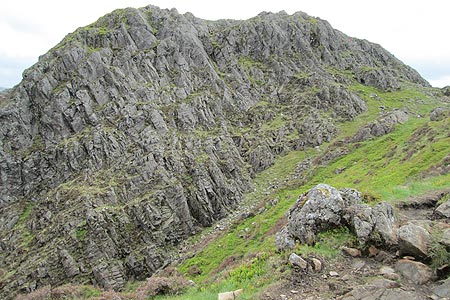 Rocky terrain on Haystacks