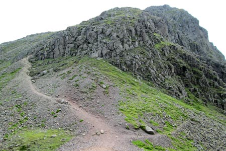 Path up Great Gable from Windy Gap