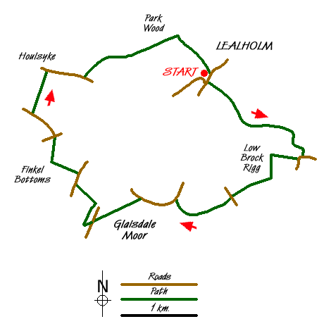 Walk 1012 Route Map