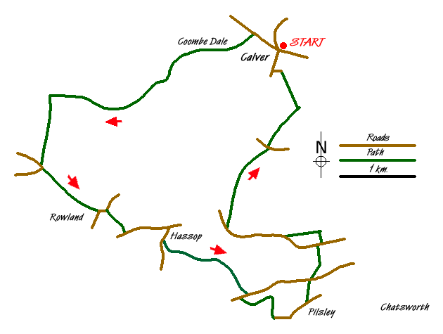 Walk 1014 Route Map