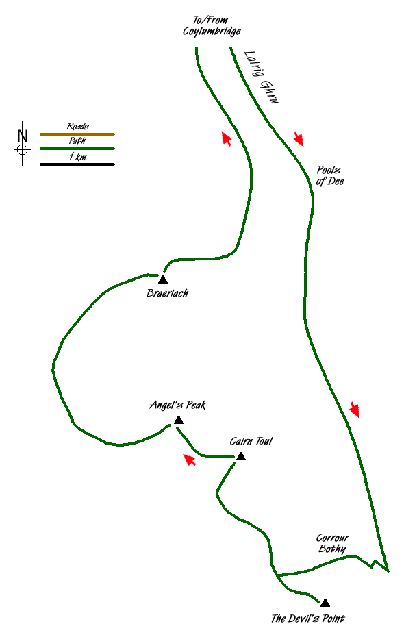 Walk 1016 Route Map