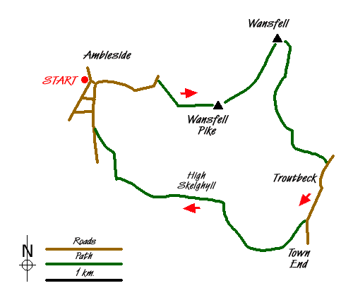 Route Map - Walk 1023