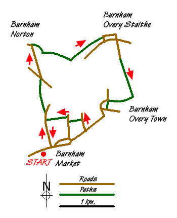 Walk 1035 Route Map