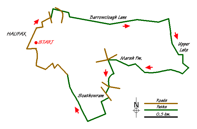 Route Map - Walk 1041