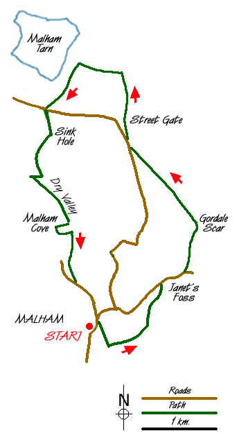 Walk 1051 Route Map