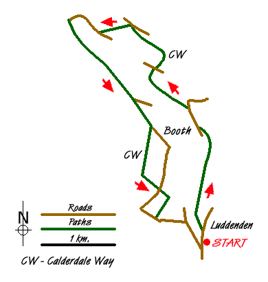 Route Map - Walk 1057