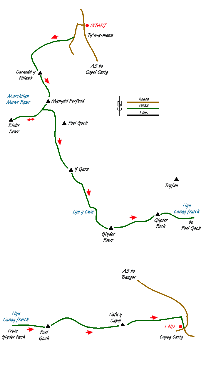 Route Map - Walk 1074