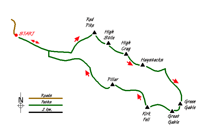 Walk 1082 Route Map