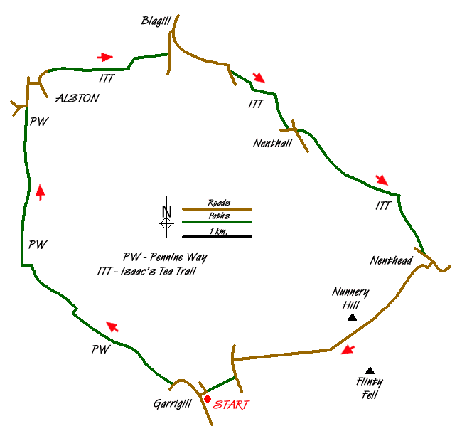Route Map - Walk 1084
