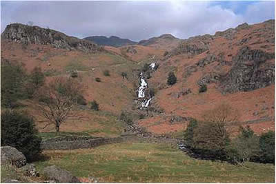 Sourmilk Gill tumbles down from Easedale Tarn