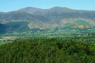 View of Skiddaw from near Braithwaite