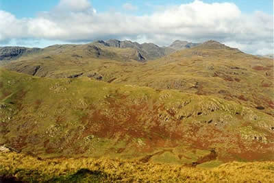 Looking north from Wetherlam