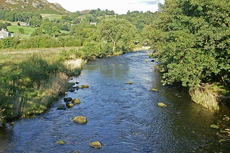 River Brathay at Skelwith Bridge. 