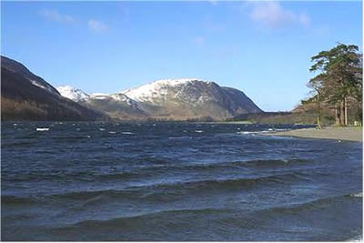 Mellbreak from the shores of Buttermere