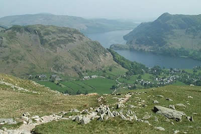 Ullswater from the lower slopes of Birkhouse Moor