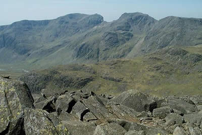 Scafell & Scafell Pike from Bowfell