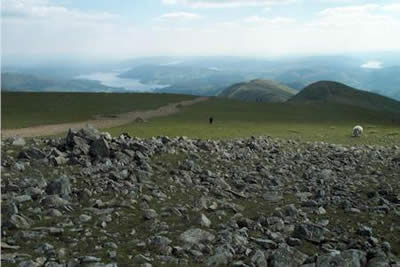 Windermere & Coniston Water from Fairfield