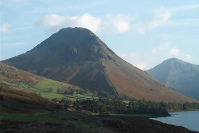 Photo from the walk - Yewbarrow from Wasdale