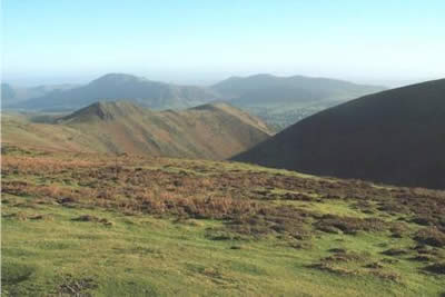 View of Burway Hill & Caer Caradoc beyond